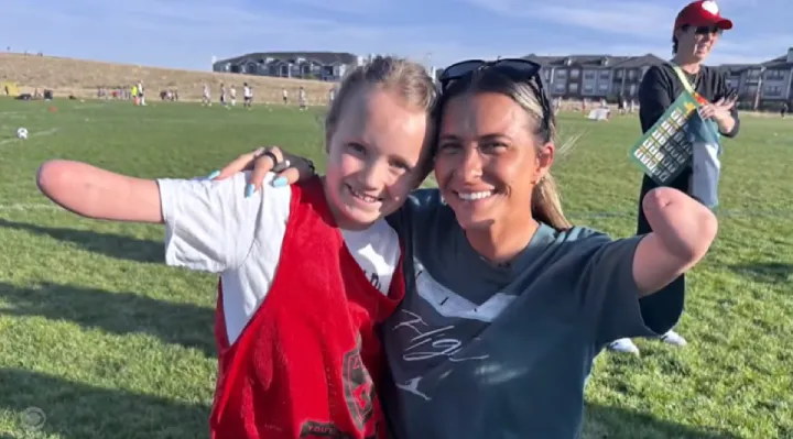 9-Year-Old Girl Finds Hope After Meeting Pro Soccer Player Just Like Her