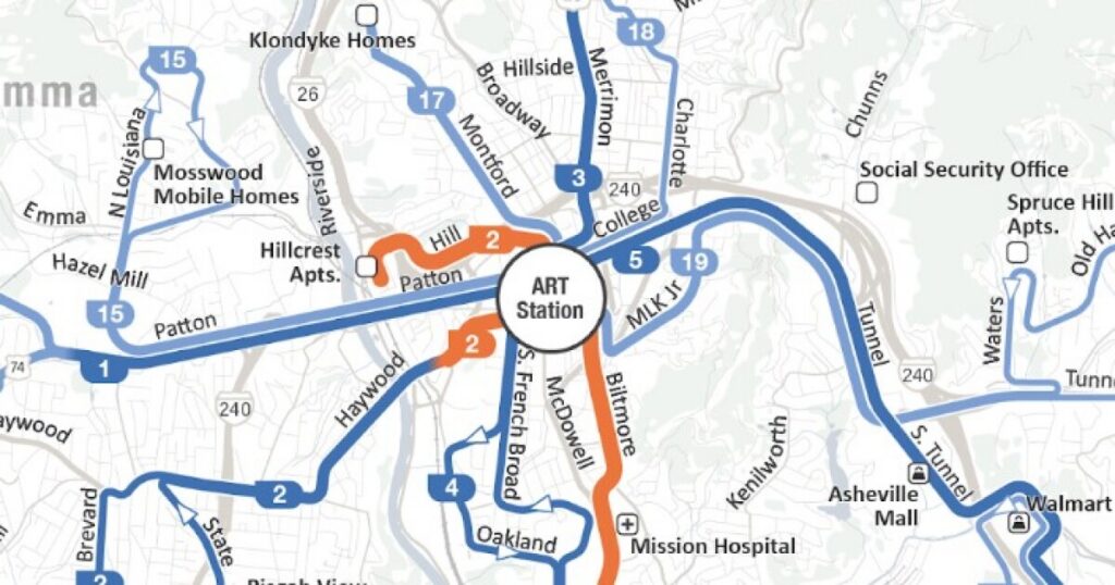 Asheville seeks public input on new city bus map