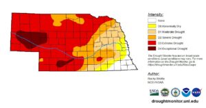 Rainfall in eastern Nebraska provides slight drought relief