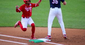 Husker baseball in a weather delay, down 6-3 against Ole Miss