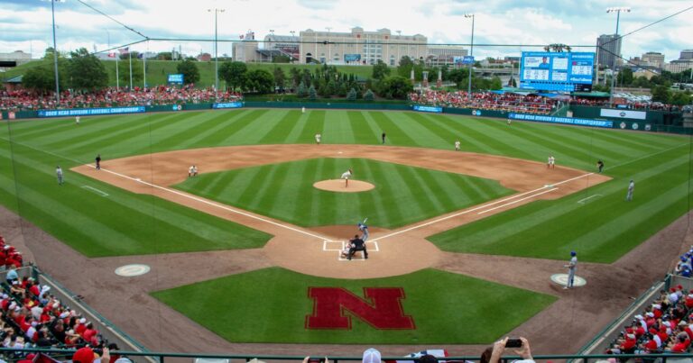 Nebraska holds off South Dakota State, advances in baseball regional