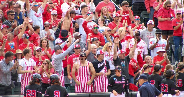 After a long rain delay, Husker softball just one win away from the College World Series