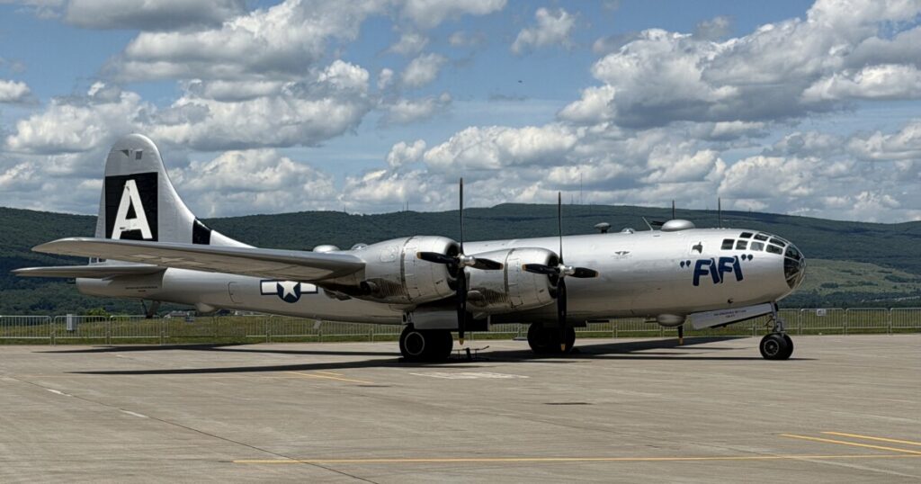 Wilkes-Barre/Scranton International Airport hosting B-29 bomber, other vintage warplanes