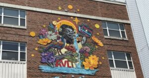 Black Boy Joy Mural Unveiled in Ashevilles River Arts District - Common Good News “Black Boy Joy” mural lands in the River Arts District