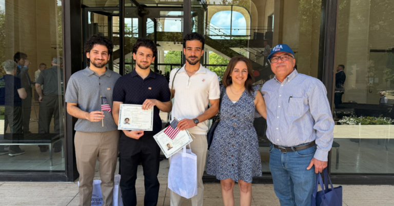 'It’s the dream we all worked for’: Family’s journey to citizenship culminates at Lincoln naturalization ceremony