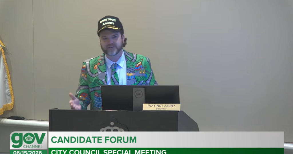 Candidates make quick pitches for interim Charlotte mayor