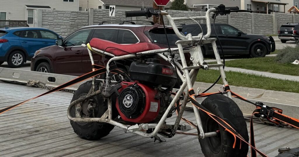 Douglas County deputies cite parent and impound electric motorcycle in crackdown on minibike riding