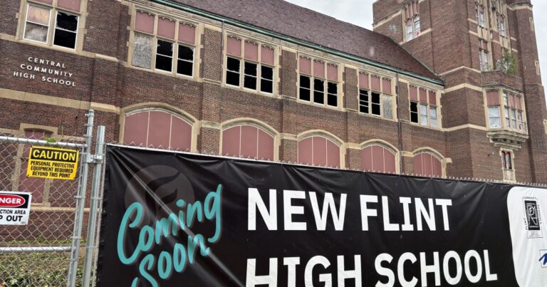 Ground broken on Flint's first new public high school in a half century