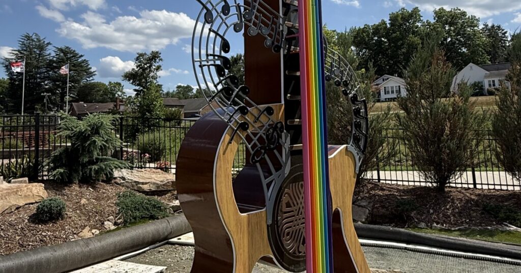 New art sculpture in Burlington honors late community leader John Currin