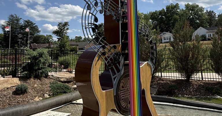 New art sculpture in Burlington honors late community leader John Currin