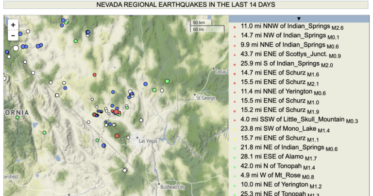 Unexpected earthquake alert reached Northern Nevadans. A proposal could bring the system to Nevada