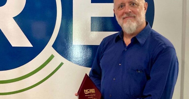 Hardy-Braz was nominated for the award by Farmville Mayor Alex Joyner, who was elected to lead the Pitt County community last November.