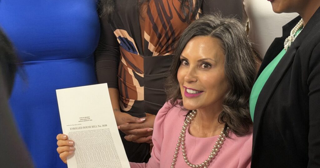 Whitmer signs her final budget into law