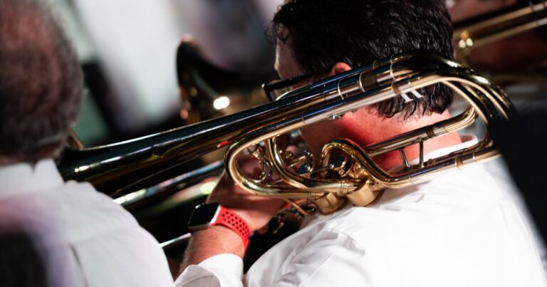 Lakeside Brass, a brass quintet performance on the water at Harveys Lake, will start at 6 p.m. Saturday evening.