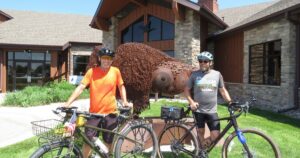 A Nebraska photographer rode his bike from Texas to Canada. He did it for the cranes