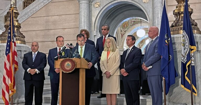 NEPA district attorneys, crime victims' survivors joined by lawmakers call for 2nd degree murder sentence legislative fix