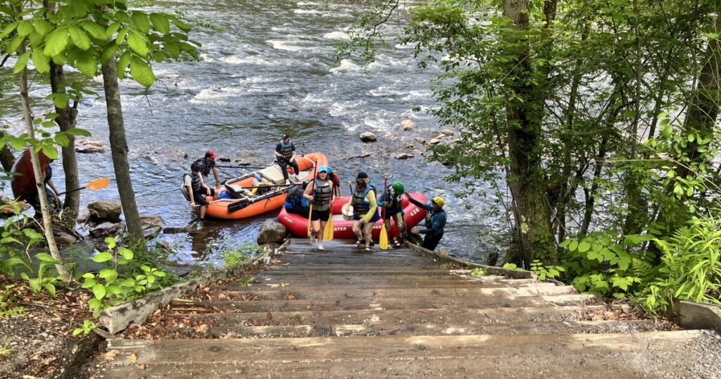 Lehigh River rafting trip pairs people to find common ground off land