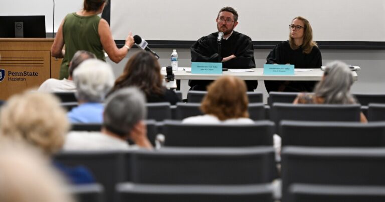 Residents testify against electrical transmission upgrade project planned for data centers in Luzerne County