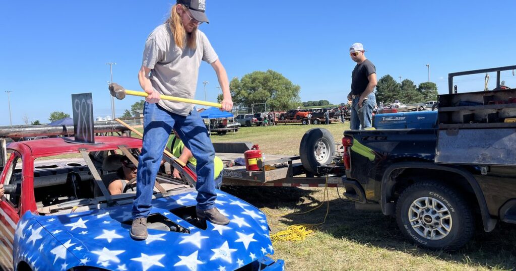 Nebraska's demolition derby drivers are facing a financial crunch