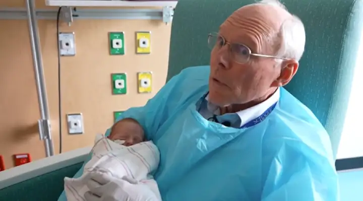 This Grandpa Has Spent 8 Years Cuddling a Hospital's Tiniest Fighters Every Week