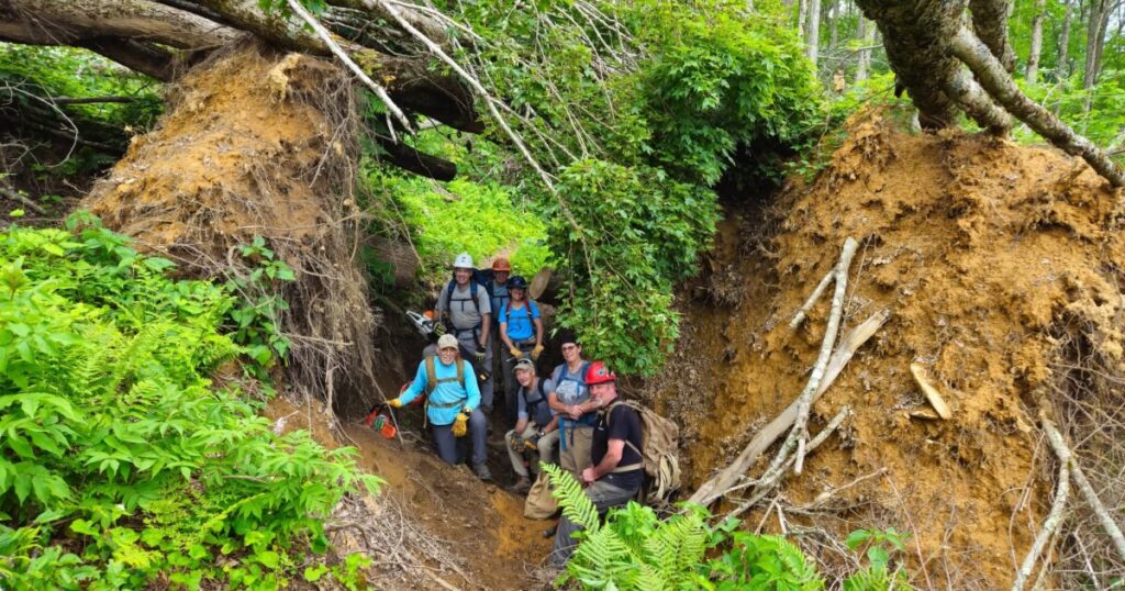 Long-closed section of the Appalachian Trail reopens two years after Helene
