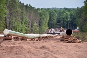 Homes evacuated after gas leak occurs during work on Enbridge’s Line 5