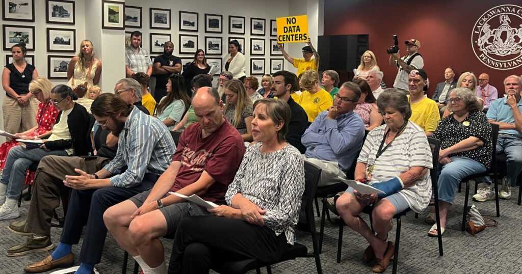 Data center health study proposal roils Lackawanna commissioners meeting; motion to hold vote dies