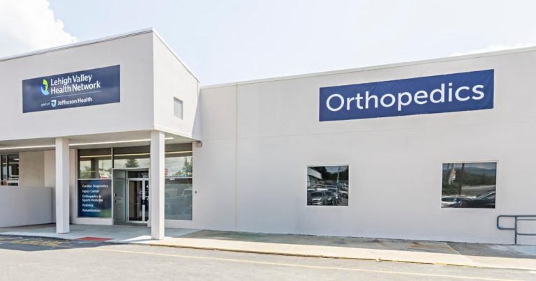 Fire destroyed the Orthopedic Institute of the Lehigh Valley Hospital-Dickson City on Wednesday night.