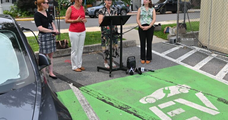 EV chargers were installed in Stroudsburg when state Rep. Tarah Probst was the mayor of the borough.