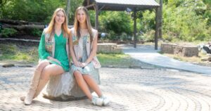 Faith Bennett created a labyrinth at Hillside Park as her Girl Scout Gold Award project.