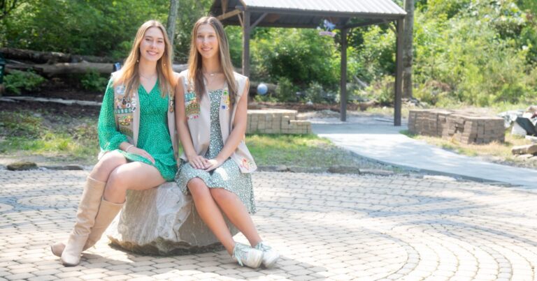 Faith Bennett created a labyrinth at Hillside Park as her Girl Scout Gold Award project.