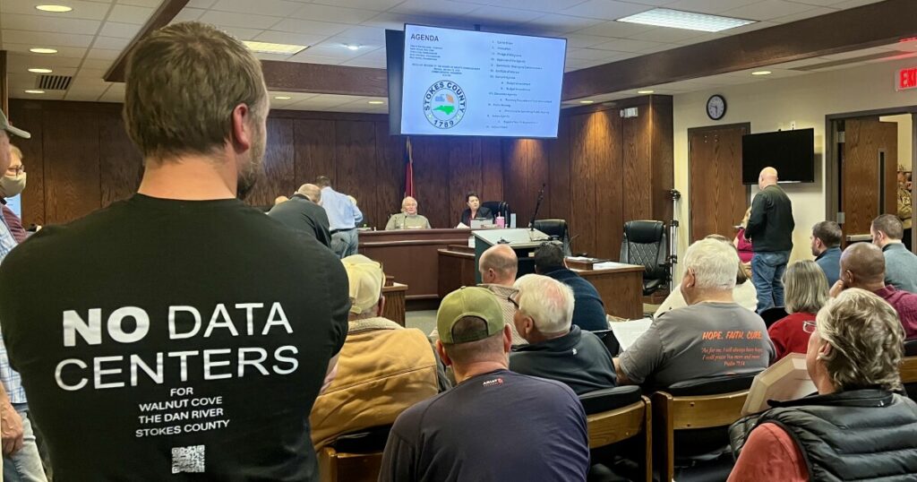 Planning board again recommends denial of Stokes data center