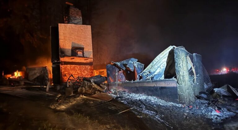 Damaged structures in the aftermath of the Spokane fires that began on Aug. 1. Some officials and consumer advocates fear the wildfire could lead to property insurance rate hikes and policy cancellations. (Photo courtesy of Spokane Valley Fire Department)
