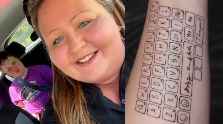 This Mom Tattooed a Keyboard on Her Arm So Her Son Could Always Be Heard