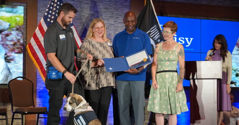 Reno organization pairs veterans with service dogs to support PTSD recovery
