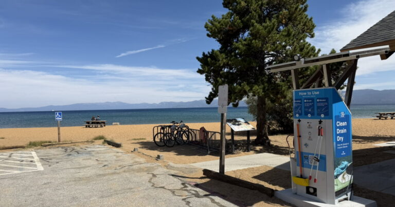 Keep Tahoe Blue installs cleaning outposts to guard against Golden Mussels
