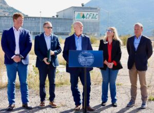 Governor, EPA administrator tout cleanup, development actions at Columbia Falls Superfund site • Daily Montanan