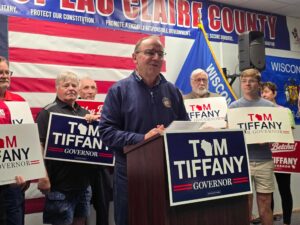 Tiffany promises more state agency audits if elected governor