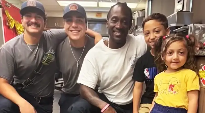 Firefighters Who Helped Save a Little Girl's Life Continue to Show Up for Her