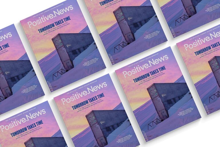 A future worth building. What to expect in the new issue of Positive News magazine